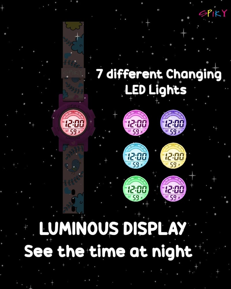 SPIKY Multi-functional Digital Sports Watch for Kids - Image 4